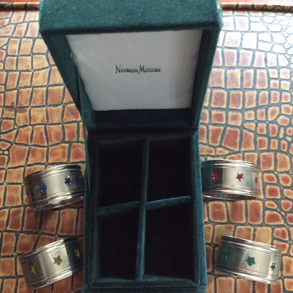 Napkin Holders Newman Marcus silver - Picture 4 of 7